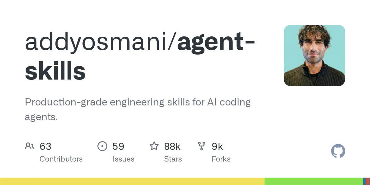 addyosmani/agent-skills repository preview