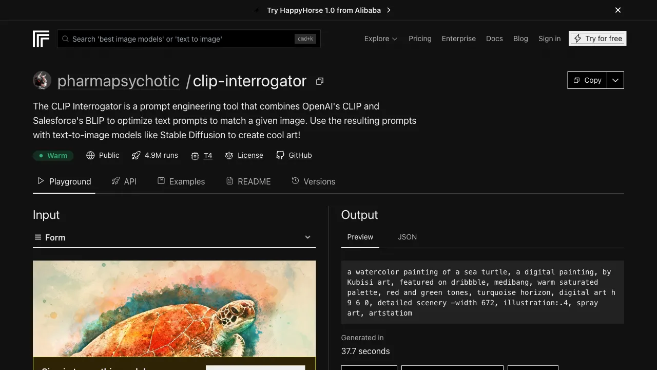 CLIP Interrogator 预览