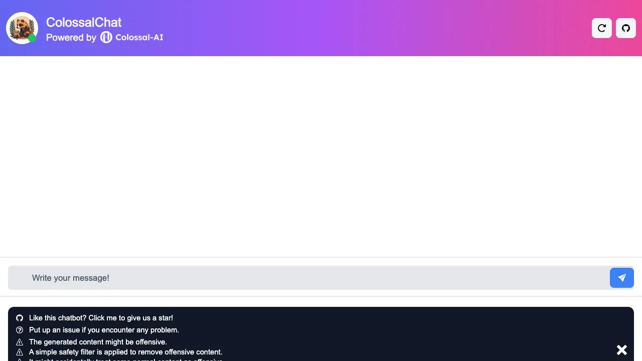 ColossalChat 预览
