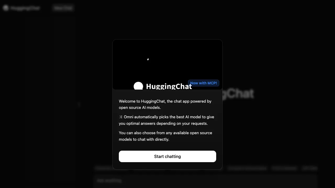 huggingChat 预览