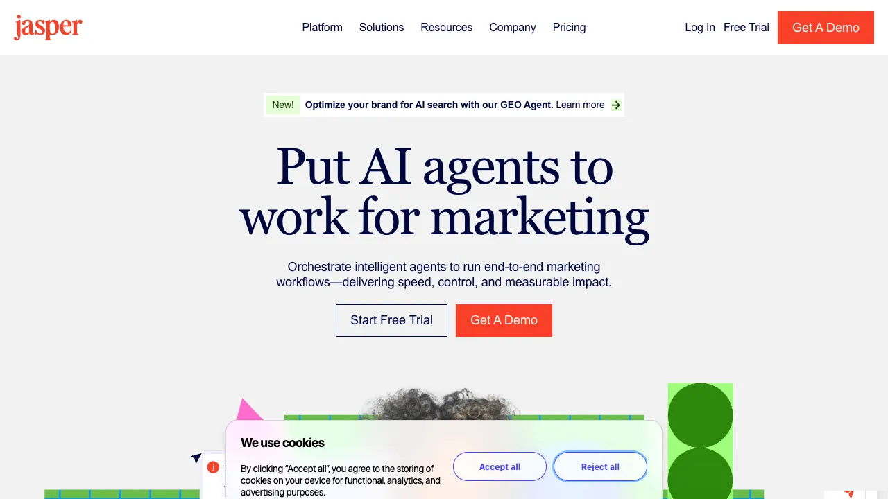 Jasper AI 界面预览