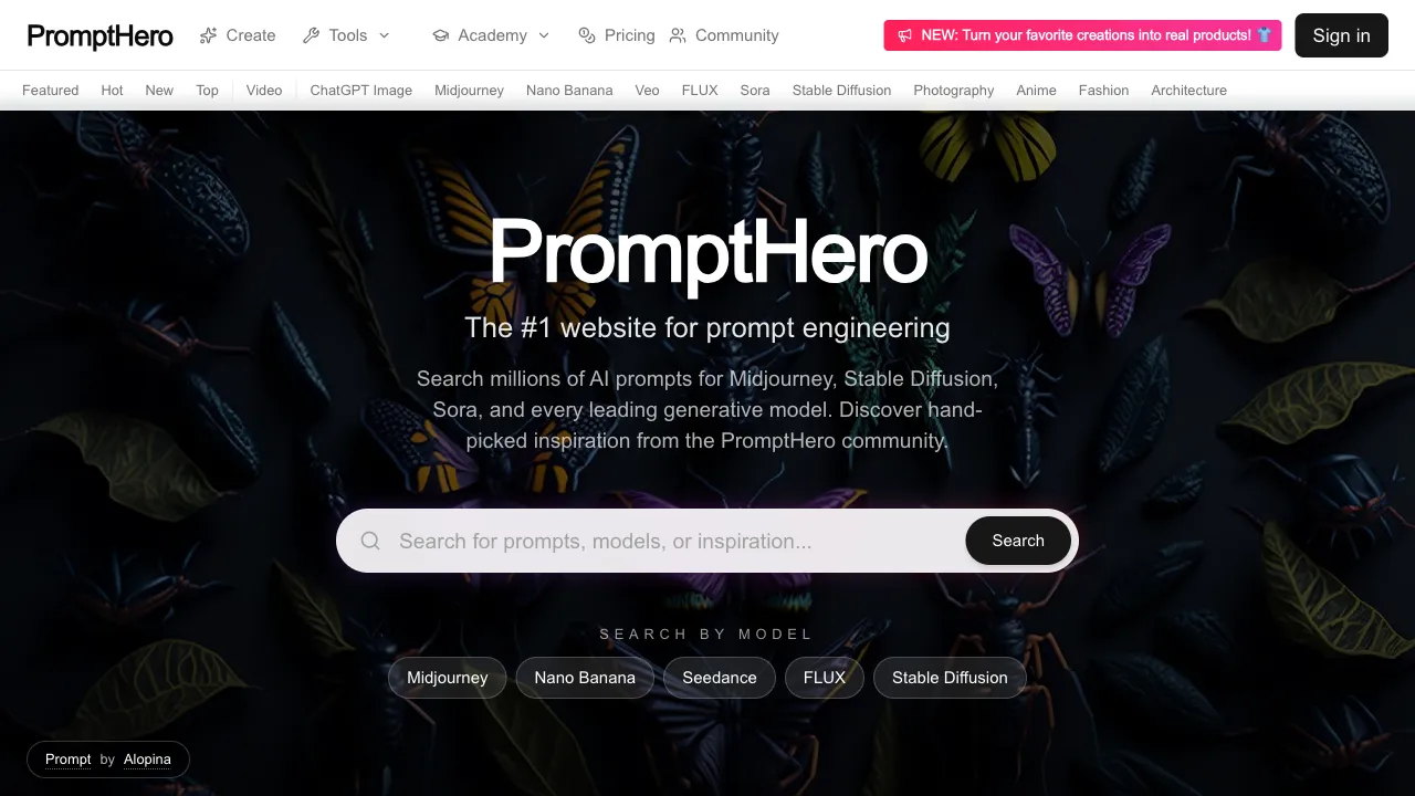 PromptHero 预览