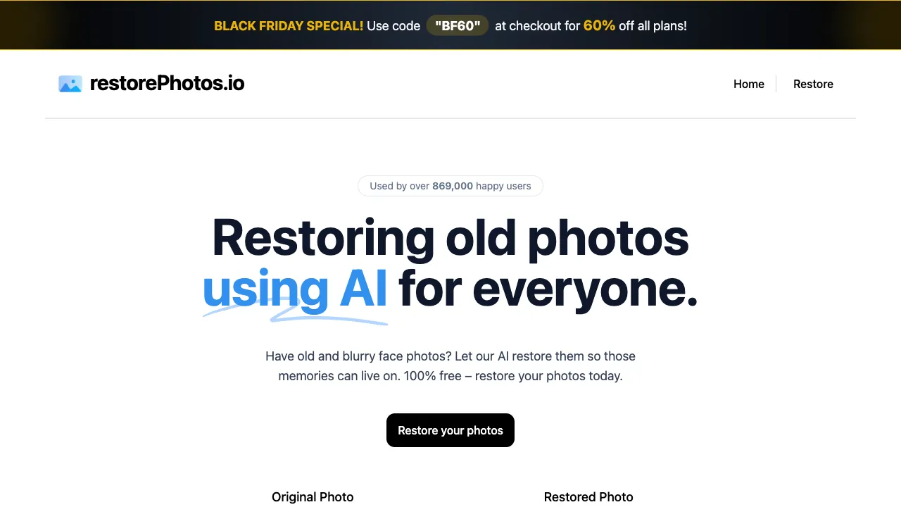 Restorephoto 预览
