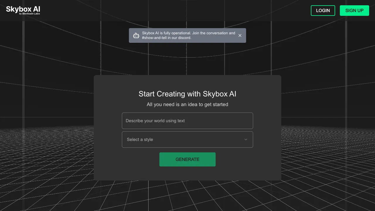 Text to Skybox 预览