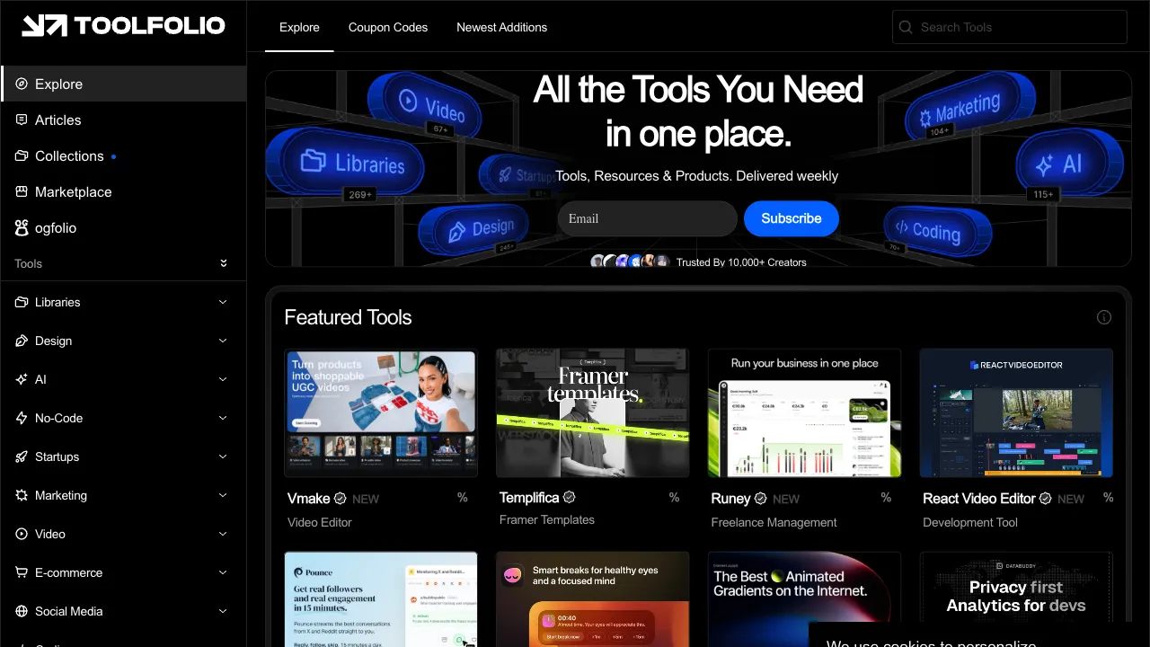 Toolfolio 预览