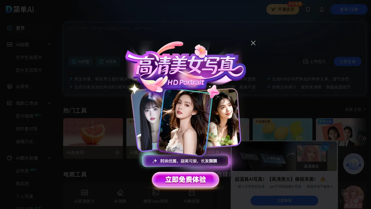 搜狐简单AI 预览