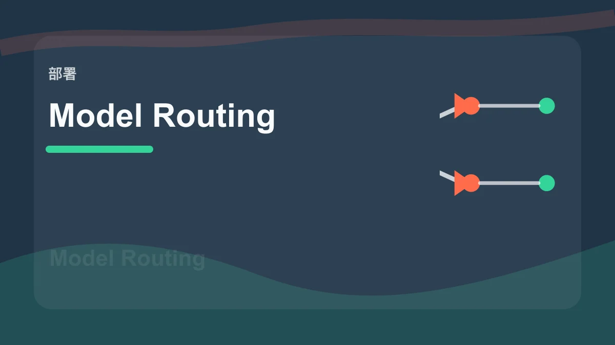 Model Routing / 模型路由百科缩略图